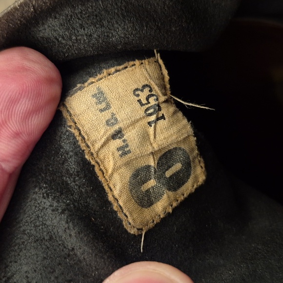 1950s British Military WW2 Era Leather Itshide Commando Sz 8 Mens Boots VTG RARE main image 4